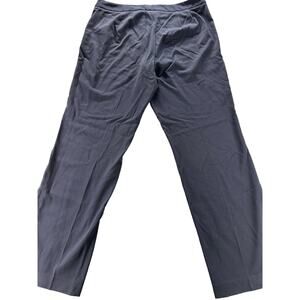 Liz Claiborne Black Flat Front Dress Pants Trousers Women's Size 14